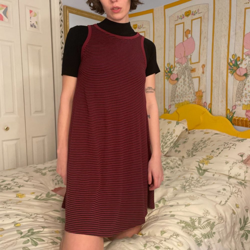 Striped Knitted tank top dress!